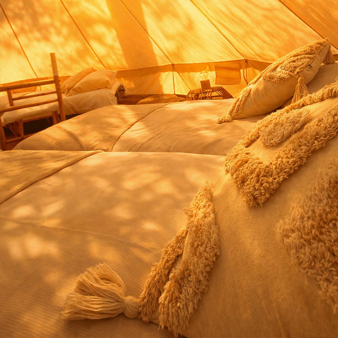 łóżka Summer Conatrst Glamping